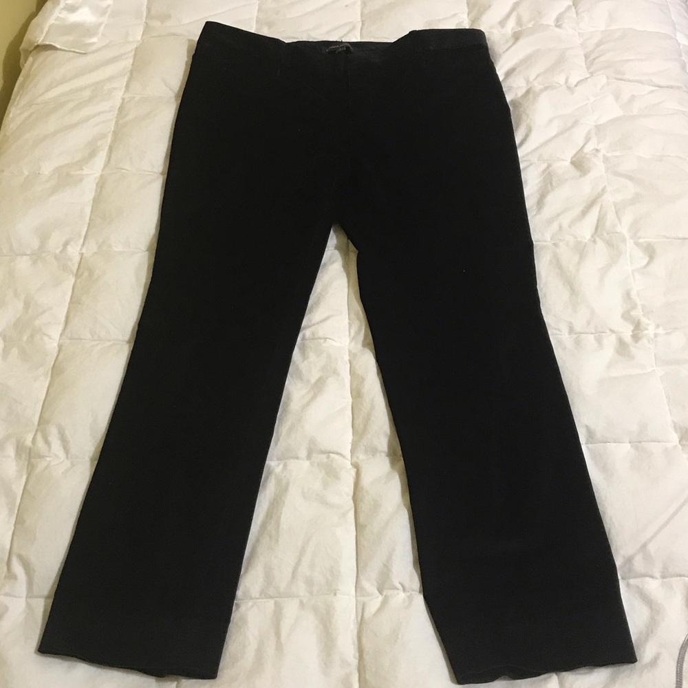 BANANA REPUBLIC WOMENS  BLACK VELVET PANTS